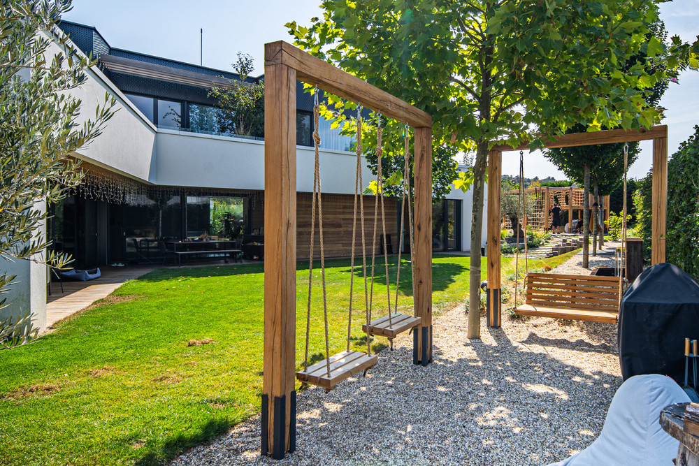 Herné prvky / workout dubové do záhrady