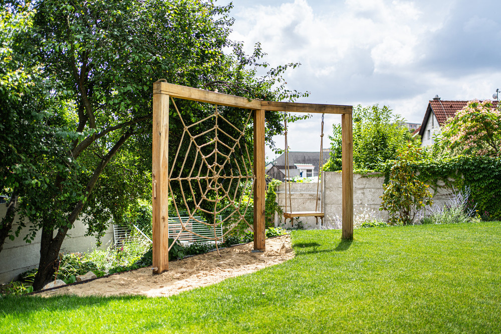 Herné prvky / workout dubové do záhrady