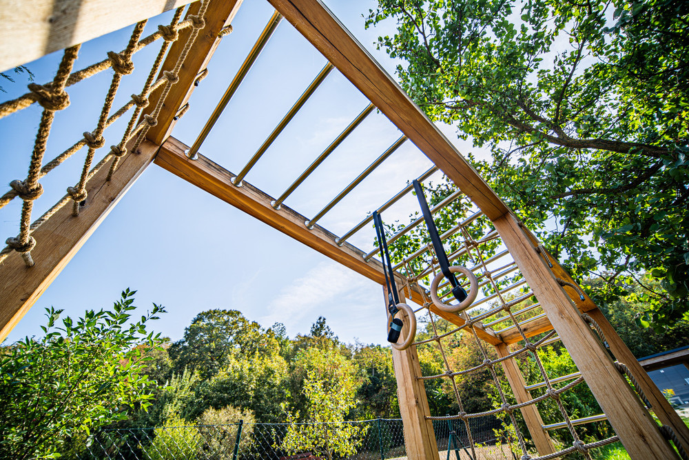 Herné prvky / workout dubové do záhrady