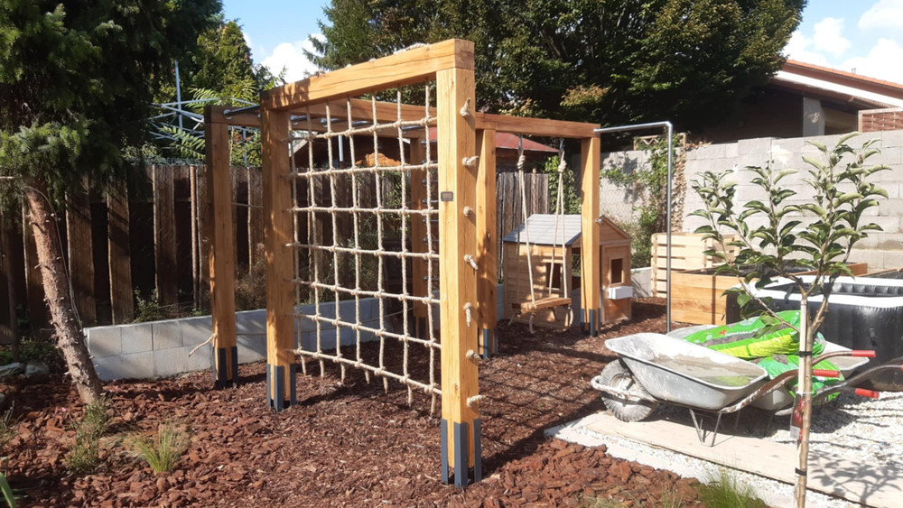 Herné prvky / workout dubové do záhrady